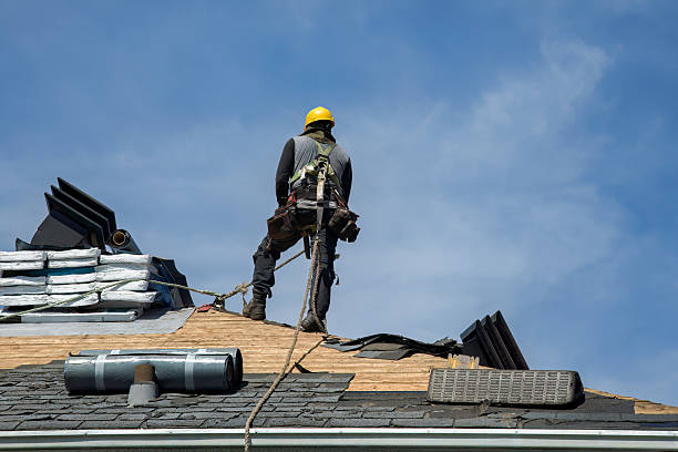 Professional Roof Installation technician working in Costa Mesa, CA